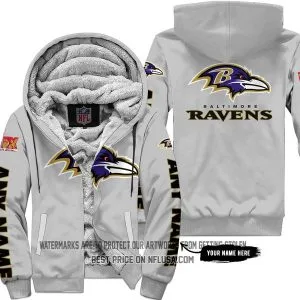 Limited Edition - Baltimore Ravens - Fleece Zip Hoodie