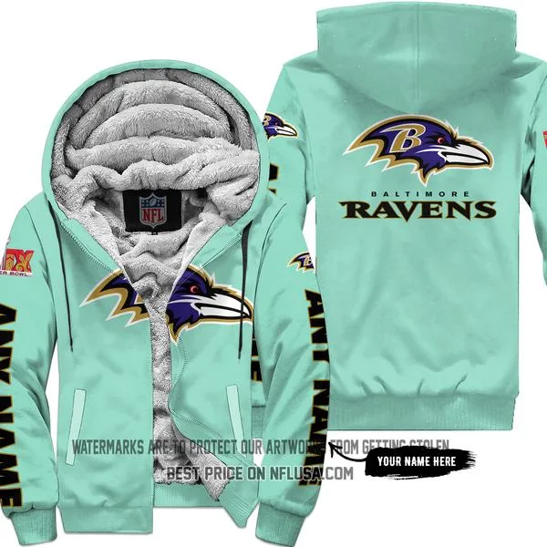 Limited Edition - Baltimore Ravens - Fleece Zip Hoodie