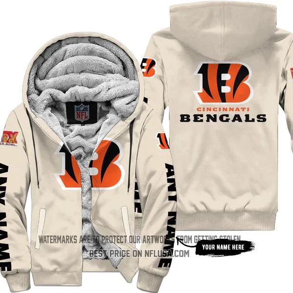 Limited Edition - Cincinnati Bengals - Fleece Zip Hoodie
