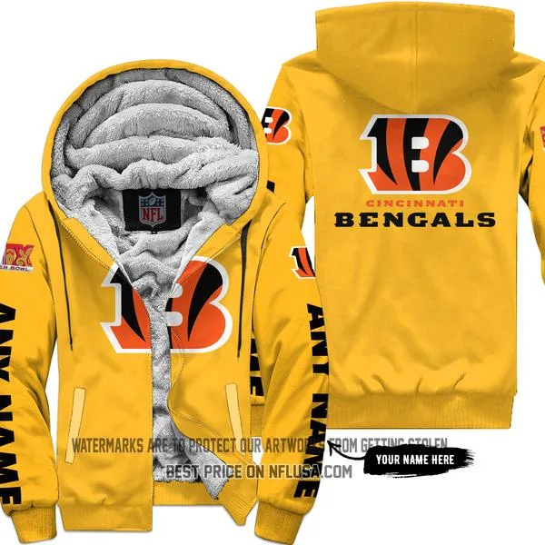 Limited Edition - Cincinnati Bengals - Fleece Zip Hoodie