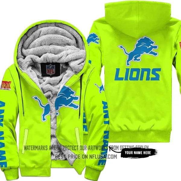 Limited Edition - Detroit Lions - Fleece Zip Hoodie