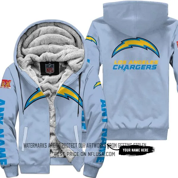 Limited Edition - Los Angeles Chargers - Fleece Zip Hoodie