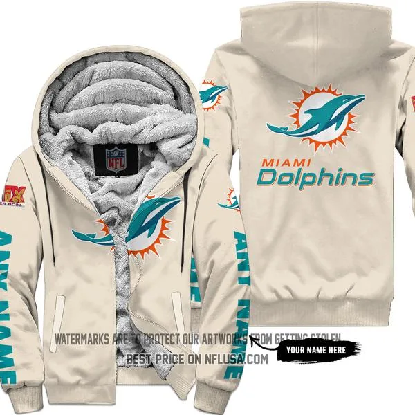 Limited Edition - Miami Dolphins - Fleece Zip Hoodie