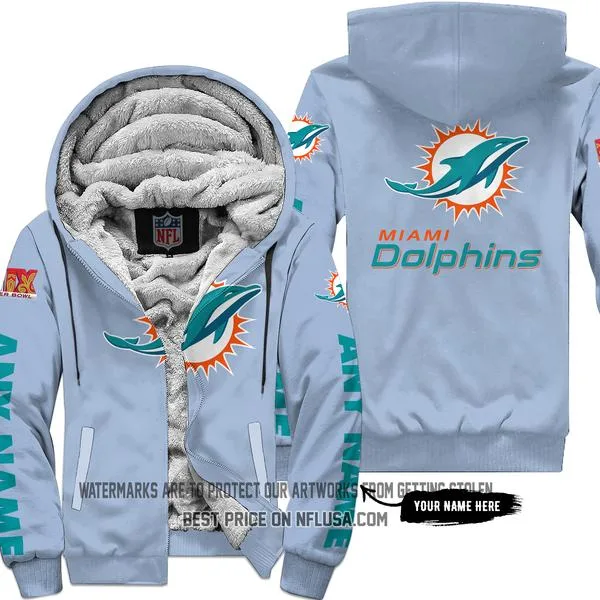 Limited Edition - Miami Dolphins - Fleece Zip Hoodie