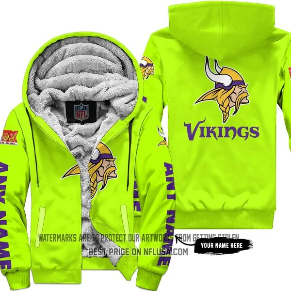 Limited Edition - Minnesota Vikings - Fleece Zip Hoodie