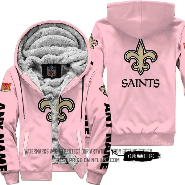 Limited Edition - New Orleans Saints - Fleece Zip Hoodie
