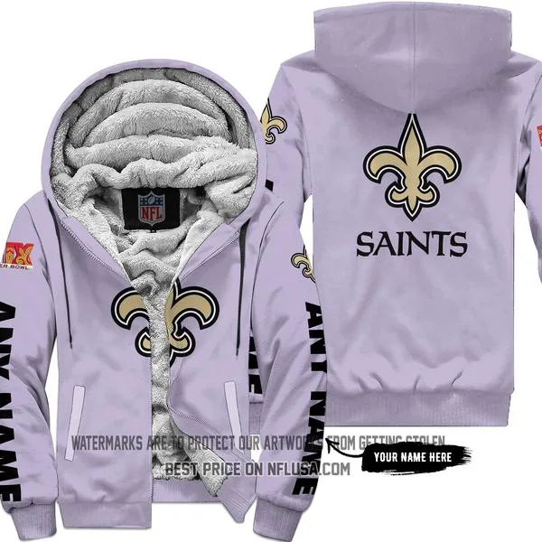 Limited Edition - New Orleans Saints - Fleece Zip Hoodie