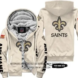 Limited Edition - New Orleans Saints - Fleece Zip Hoodie