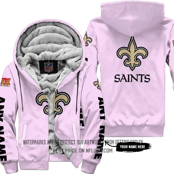 Limited Edition - New Orleans Saints - Fleece Zip Hoodie