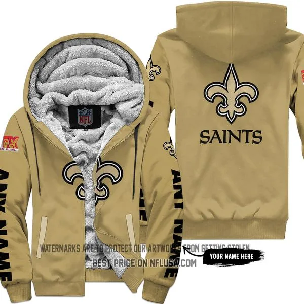 Limited Edition - New Orleans Saints - Fleece Zip Hoodie