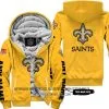 Limited Edition - New Orleans Saints - Fleece Zip Hoodie