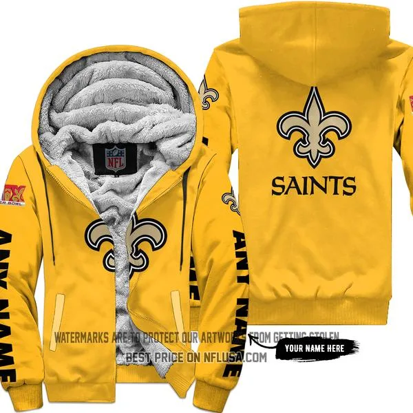 Limited Edition - New Orleans Saints - Fleece Zip Hoodie