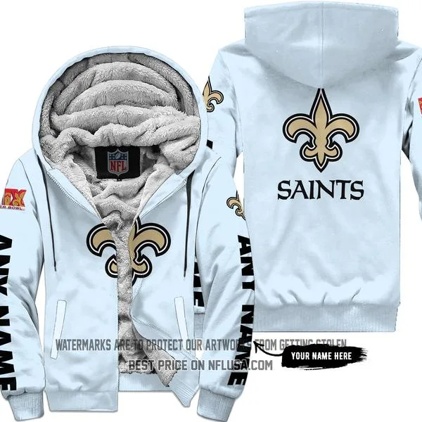Limited Edition - New Orleans Saints - Fleece Zip Hoodie