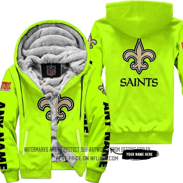 Limited Edition - New Orleans Saints - Fleece Zip Hoodie