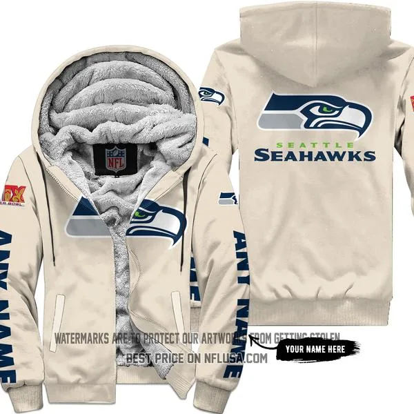 Limited Edition - Seattle Seahawks - Fleece Zip Hoodie