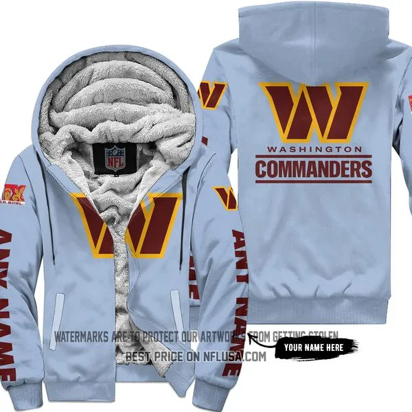 Limited Edition - Washington Commanders - Fleece Zip Hoodie
