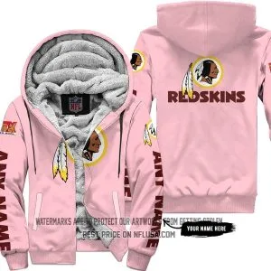 Limited Edition - Washington Red Skins - Fleece Zip Hoodie