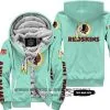 Limited Edition - Washington Red Skins - Fleece Zip Hoodie