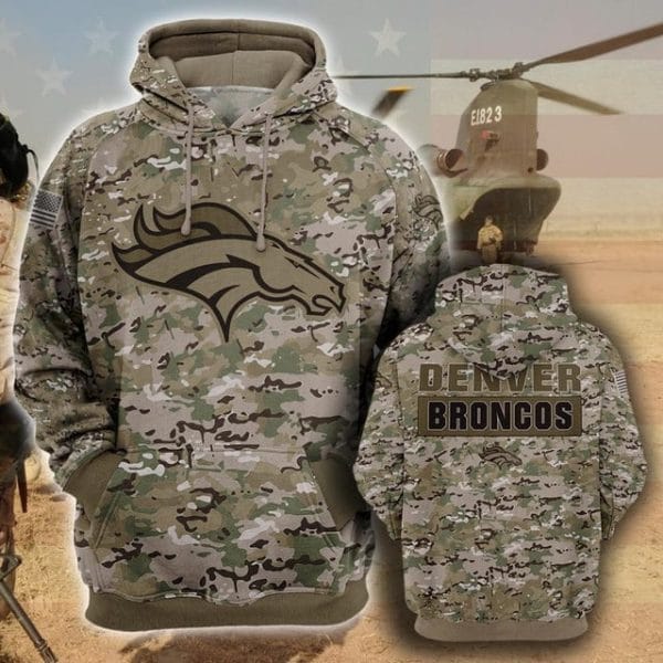 Denver Broncos Hoodie 3D Collection 2