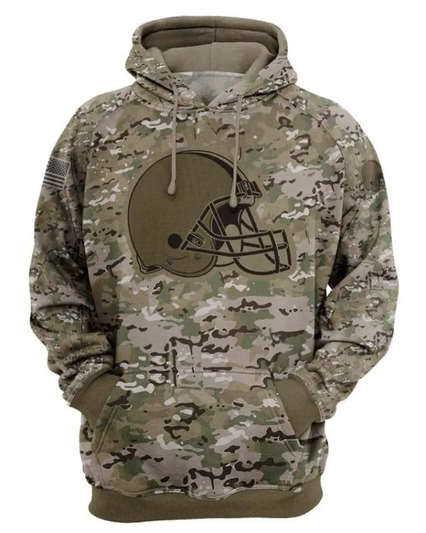 Cleveland Browns Hoodie 3D Collection 2 - Image 2