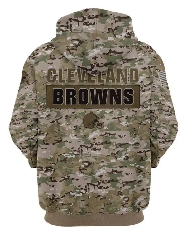 Cleveland Browns Hoodie 3D Collection 2 - Image 3