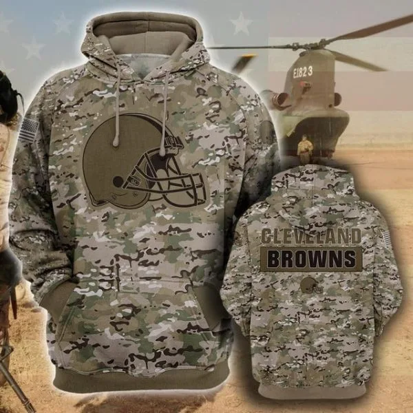 Cleveland Browns Hoodie 3D Collection 2
