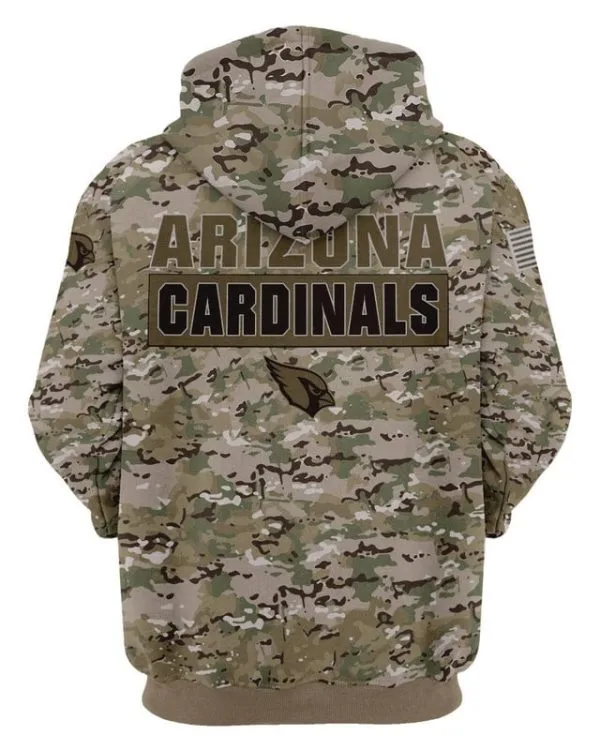 Arizona Cardinals Hoodie 3D Collection 2 - Image 3