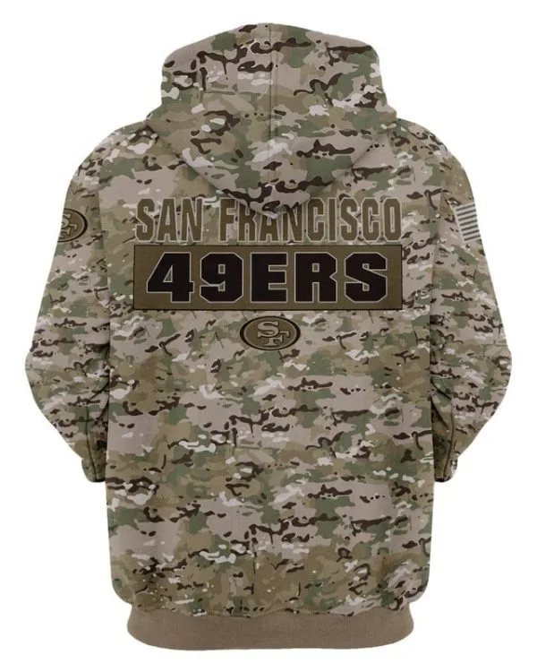 San Francisco 49ers Hoodie 3D Collection 2 - Image 3