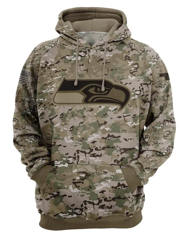 Seattle Seahawks Hoodie 3D Collection 2 - Image 2