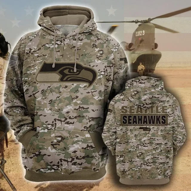 Seattle Seahawks Hoodie 3D Collection 2