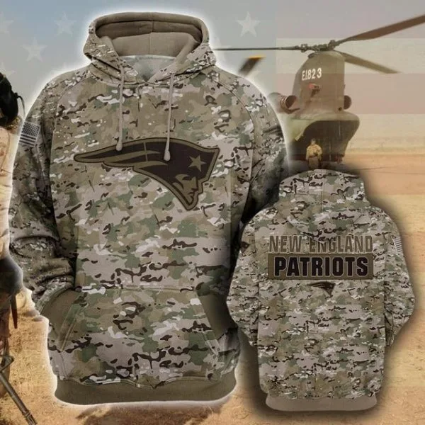 New England Patriots Hoodie 3D Collection 2