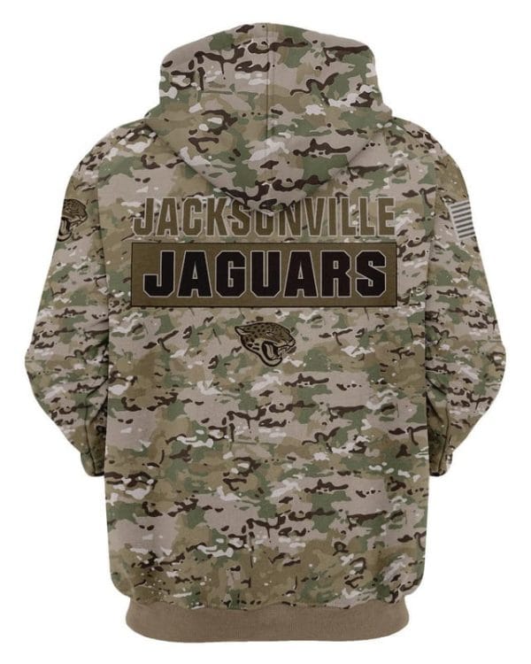 Jacksonville Jaguars Hoodie 3D Collection 2 - Image 3
