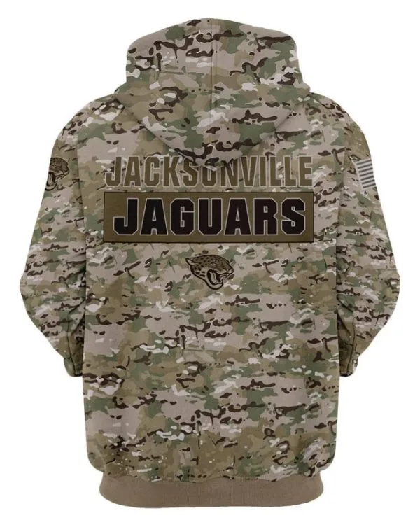 Jacksonville Jaguars Hoodie 3D Collection 2 - Image 3