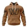 Washington Commanders  Salute To Service Club Pullover Hoodie - Brown