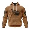 Tennessee Titans  Salute To Service Club Pullover Hoodie - Brown