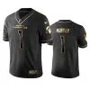 Cardinals #1 Kyler Murray Men's Stitched NFL Vapor Untouchable Limited Black Golden Jersey - Custom Name