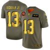 Cleveland Browns #13 Odell Beckham Jr. NFL Men's Nike Olive Gold 2019 Salute to Service Limited Jersey - Custom Name