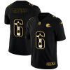 Cleveland Browns #6 Baker Mayfield Men's Nike Carbon Black Vapor Cristo Redentor Limited NFL Jersey - Custom Name
