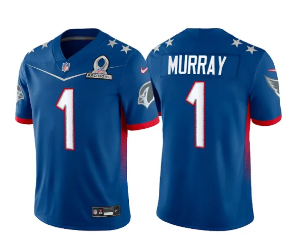 Men's Arizona Cardinals #1 Kyler Murray 2022 Royal Pro Bowl Stitched Jersey - Custom Name