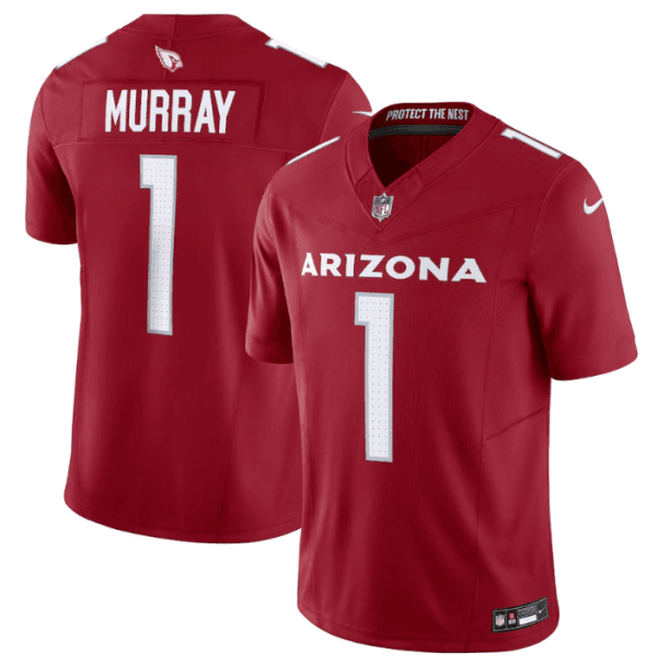 Men's Arizona Cardinals #1 Kyler Murray Red Vapor Untouchable F.U.S.E. Limited Stitched Football Jersey - Custom Name