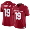 Men's Arizona Cardinals #19 Anthony Brown JR Red 2024 F.U.S.E. Vapor Untouchable Limited Stitched - Custom Name