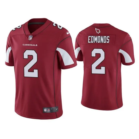 Men's Arizona Cardinals #2 Chase Edmonds Red Vapor Untouchable Limited Stitched Jersey - Custom Name