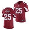 Men's Arizona Cardinals #25 Zaven Collins 2021 Draft Red NFL Vapor Untouchable Limited Stitched Jersey - Custom Name