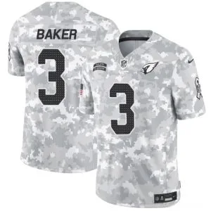 Men's Arizona Cardinals #3 Budda Baker 2024 F.U.S.E Arctic Camo Salute to Service Limited Stitched Football Jersey - Custom Name