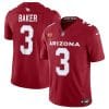 Men's Arizona Cardinals #3 Budda Baker Red 2023 F.U.S.E. With 4-Star C Patch Vapor Untouchable F.U.S.E. Limited Stitched Football Jersey - Custom Name