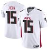 Men's Atlanta Falcons #15 Matthew Judon White Vapor Untouchable Limited Stitched Football Jersey - Custom Name