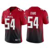 Men's Atlanta Falcons #54 Rashaan Evans RedBlack Vapor Untouchable Limited Stitched Jersey - Custom Name