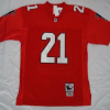 Men's Atlanta Falcons ACTIVE PLAYER Custom Red Mitchell & Ness Throwback Stitched Jersey - Custom Name