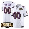 Men's Baltimore Ravens Active Player Custom White 2023 F.U.S.E. AFC North Champions Vapor Limited Football Jersey - Custom Name