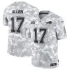 Men's Buffalo Bills #17 Josh Allen 2024 F.U.S.E Arctic Camo Salute to Service Limited Stitched Football Jersey - Custom Name